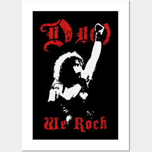 We rock dio classic Posters and Art